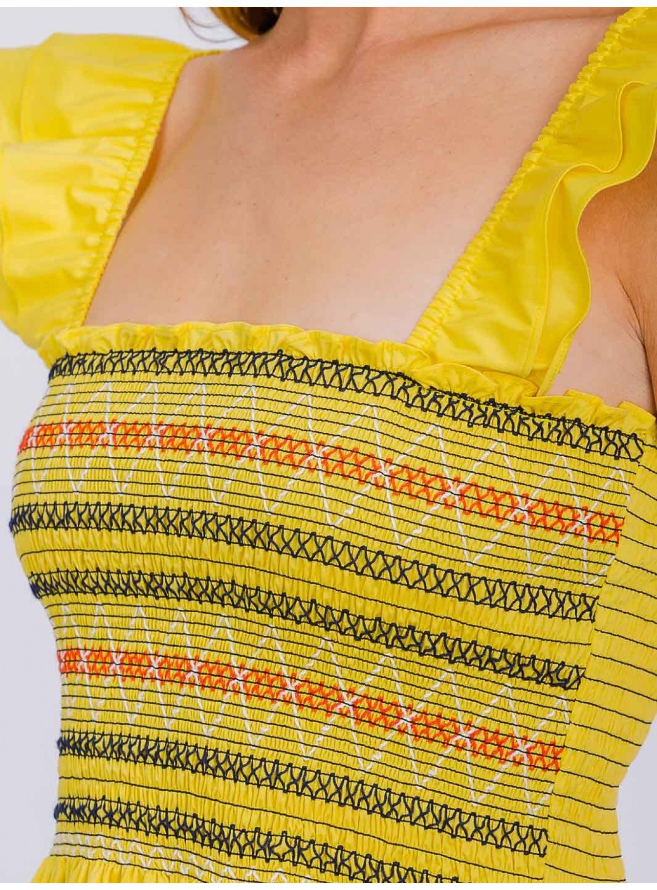 WOMEN'S SLEEVELESS SQUARE NECK SMOCK PEPLUM TANK TOP WOMEN'S SLEEVELESS SQUARE NECK SMOCK PEPLUM TANK TOP