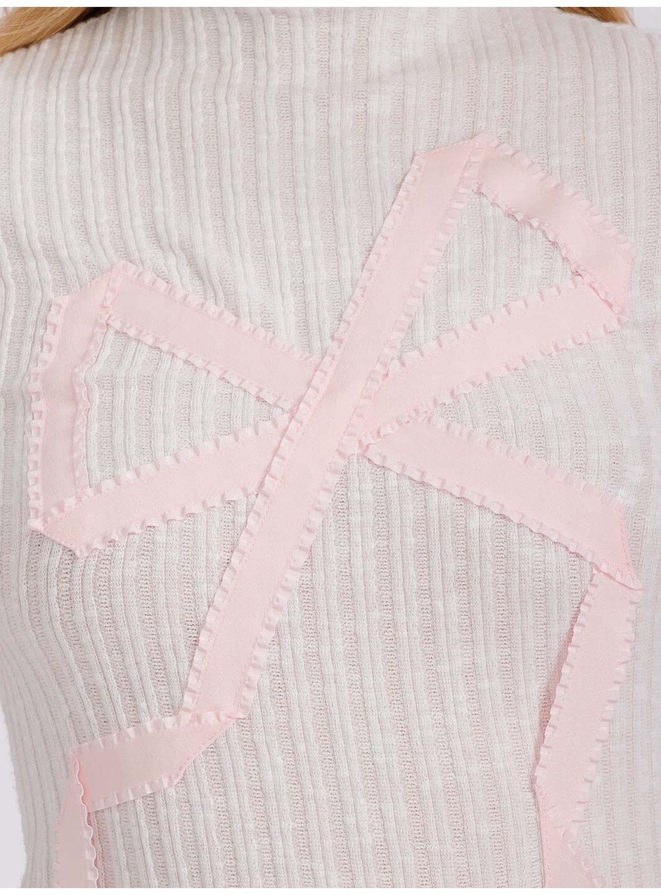 WOMEN'S SHORT SLEEVE MOCK NECK BOW DETAILED TOP WOMEN'S SHORT SLEEVE MOCK NECK BOW DETAILED TOP