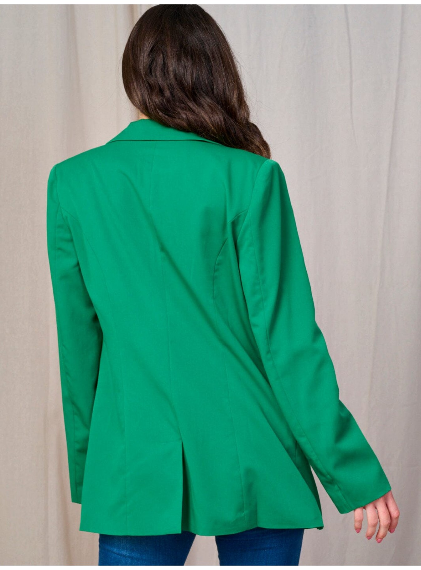 WOMEN'S LONG SLEEVE BUTTON CLOSURE BLAZER