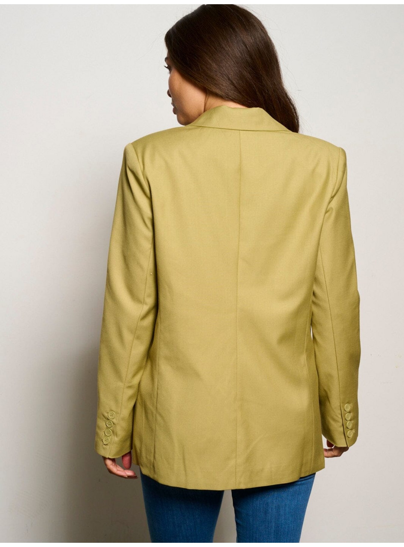 WOMEN'S LONG SLEEVES BUTTON CLOSURE STRIPES BLAZER WOMEN'S LONG SLEEVES BUTTON CLOSURE STRIPES BLAZER