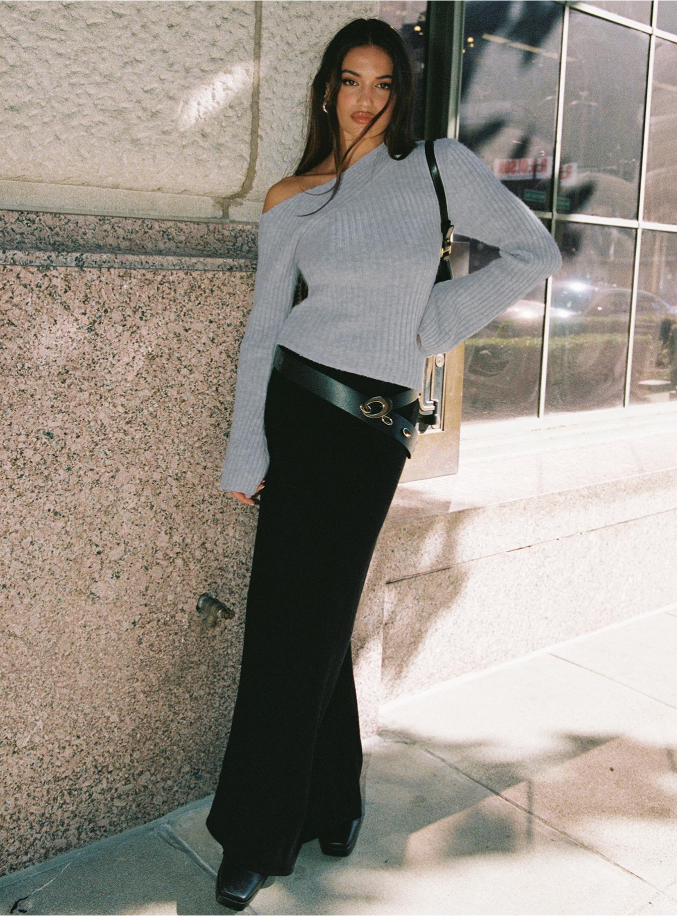 Jodie Maxi Skirt Black